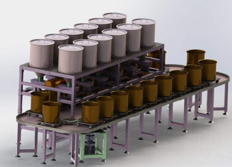 粉體液體配料投料系統